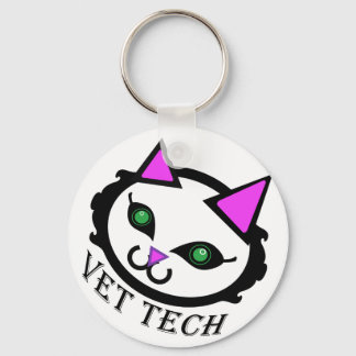 Vet Tech cat chaveiro