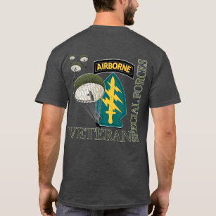 Veterano de bordo - Camiseta das Forças Especiais 