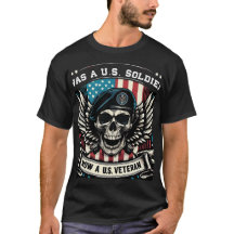 "Veterano dos EUA" Camiseta Patriótica