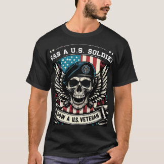"Veterano dos EUA" Camiseta Patriótica