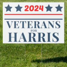 Veteranos para Harris - Símbolo Yard 2024