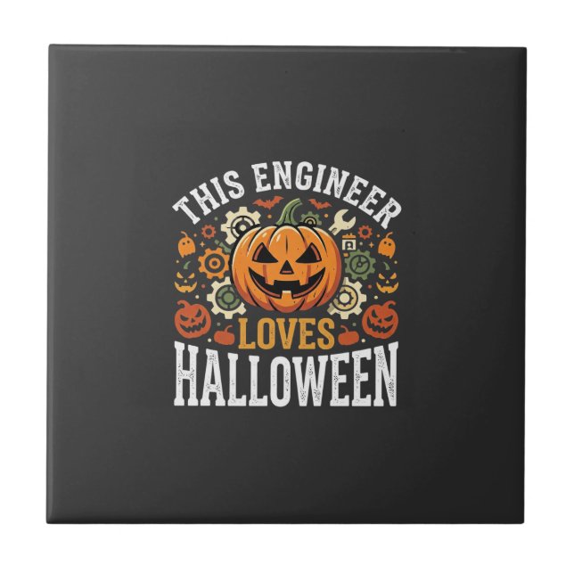 Vetor de Abóbora de Engenheiro de Halloween (Frente)