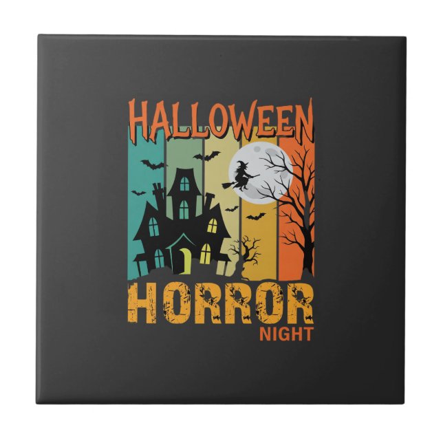 Vetor de Casa Assombrada da Noite do Terror de Hal (Frente)