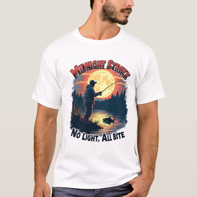 Vetor de Design de camiseta do pescador (Frente)