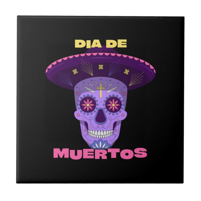 Vetor dia de los muertos - dia dos mortos (Frente)