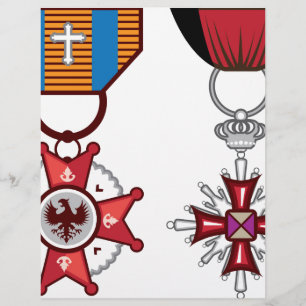 Vetor falso Medalhas/ordens militares