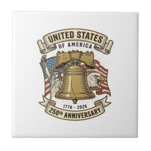 Vetor Patriótico do 250º Aniversário dos Estados U
