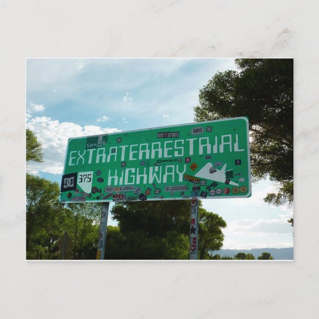 Via 375, Cartão Postal Extraterrestre para Estrada (Frente)