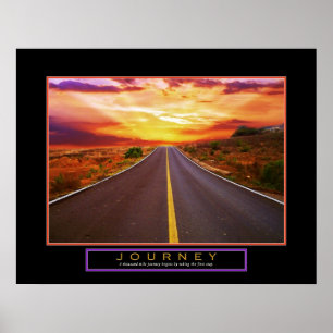 Viagem" 22" do poster inspirador "x28 "