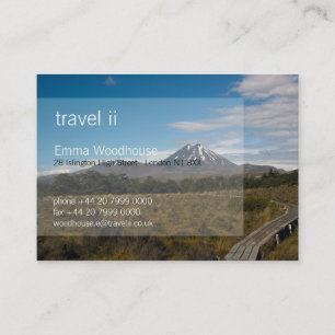 Viagem 2 - Cartão de visita de Tongariro da