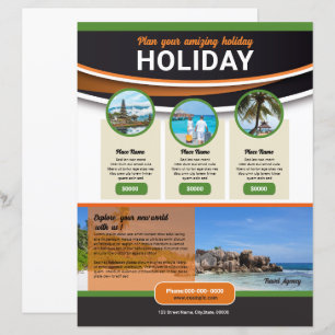 Viagem Agência Flyer Modelo