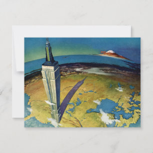 Viagem Antiga Edifício Empire State em Nova York