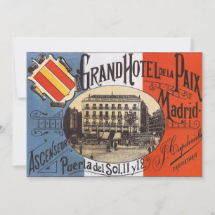Viagem Antiga, Grand Hotel Paix, Madrid, Espanha