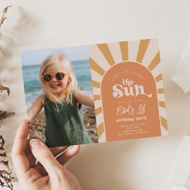 Viagem Ao Redor Do Convite De Aniversário Da Foto  (Criador carregado)