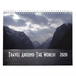 Viagem Ao Redor Do Mundo! - Calendário 2020