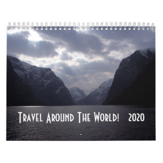 Viagem Ao Redor Do Mundo! - Calendário 2020