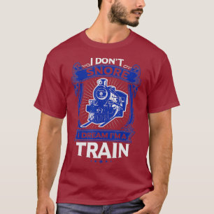 Viagem ao trabalho de Sono do Comboio T Camisa Loc
