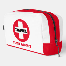 Viagem Bag de primeiros socorros vermelho e branco
