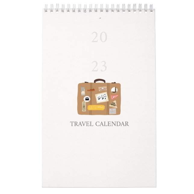 viagem calendário 2023 (Capa)