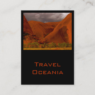 Viagem cartão de visita Oceânia