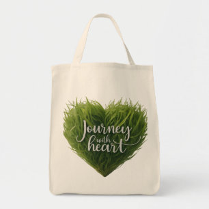 Viagem com Coração - Bolsa de Tote de Grocery