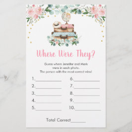 Viagem cor-de-rosa, onde estavam os jogos de noiva