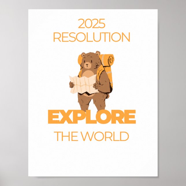 Viagem Cotação Explore o Poster mundial (Frente)