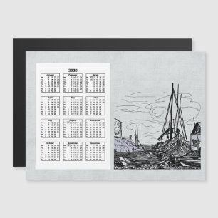 Viagem de Calendário e Cheio de Cidade Ano 2020