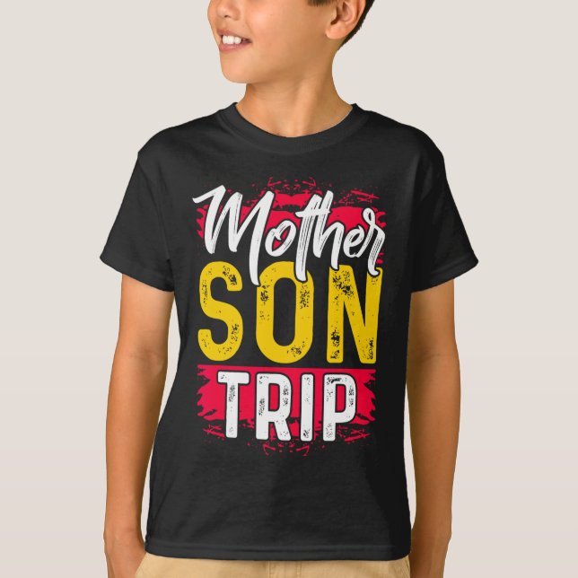 Viagem de Camisa de Camisa de Mãe Trip Férias de V (Frente)