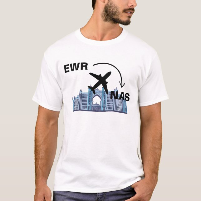 Viagem de camisa para Nassau Bahamas (Frente)