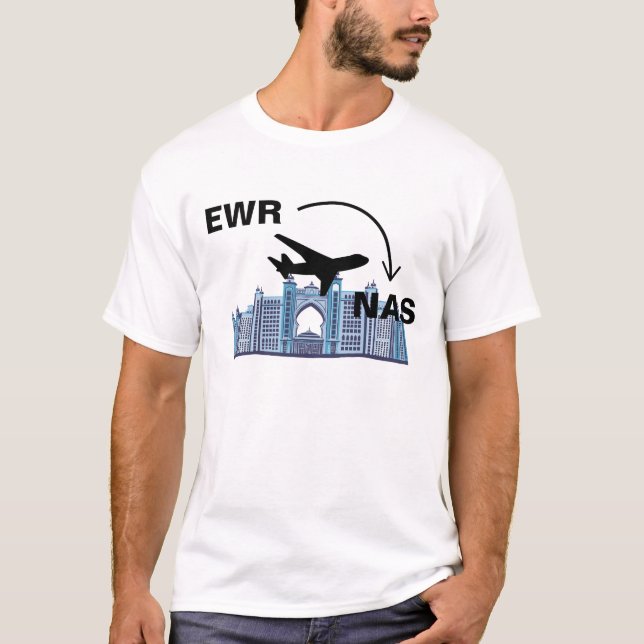 Viagem de camisa para Nassau Bahamas (Frente)