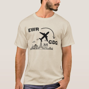 Viagem de camisa para Paris França