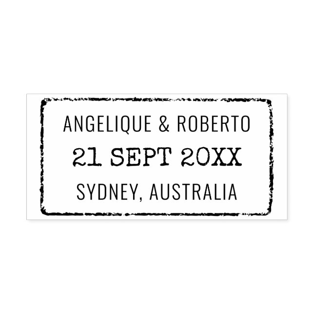 Viagem de Destino Personalizado do Carimbo Passapo (Impressão)