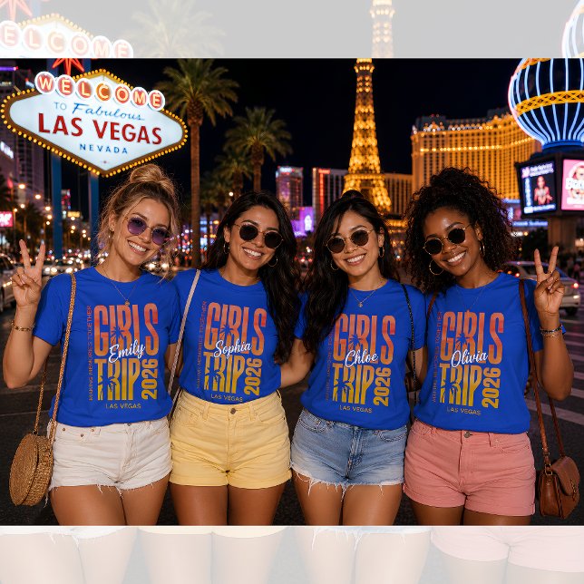 Viagem de Meninas 2026 Design de Viagem Personaliz (Criador carregado)