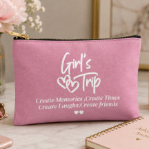 Viagem de Meninas Criar Memórias Rosa