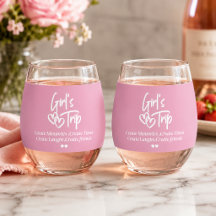 Viagem de Meninas Crie Memórias Rosa