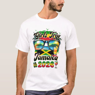 Viagem de Meninas Jamaica 2026 Camisas Combinando
