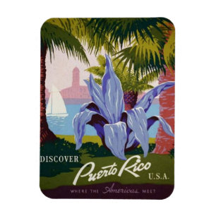 Viagem de Puerto Rico - ímã do tema