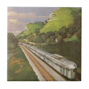 Viagem de Trem Antigo, Locomotiva no Campo