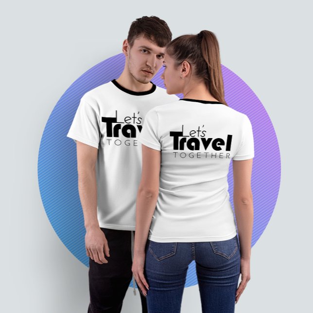 Viagem de vamos | Feriado de inverno T Camisa (Lets Travel Together)