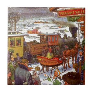 Viagem do feriado do trem do vale do vintage de