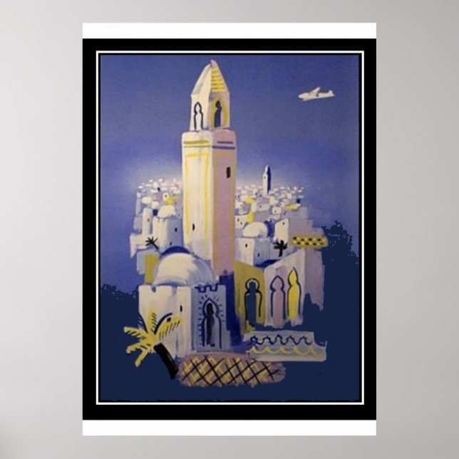 Viagem do Norte de África - Impressão (Frente)