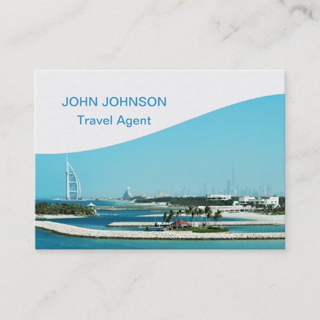 Viagem Dubai Cartão de visita (Frente)