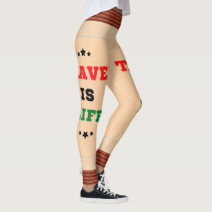 Viagem é leggings vitais