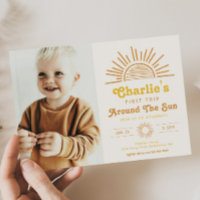 Viagem Em Torno Do Convite Sun | Boho Birthday