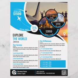 Viagem Flyer Blue Modelo