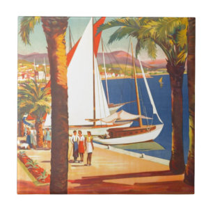 Viagem francês Vintage Cote D'Azur