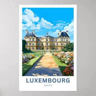 Viagem Impressão da Europa do Luxemburgo