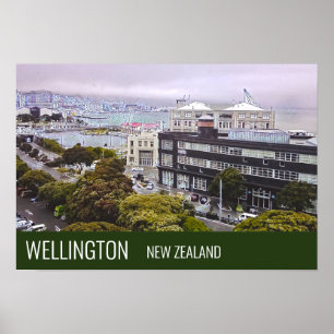 viagem impressão Wellington, Nova Zelândia