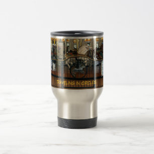 Viagem na caneca de viagem dos círculos